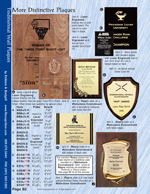 More Distinctive Plaques